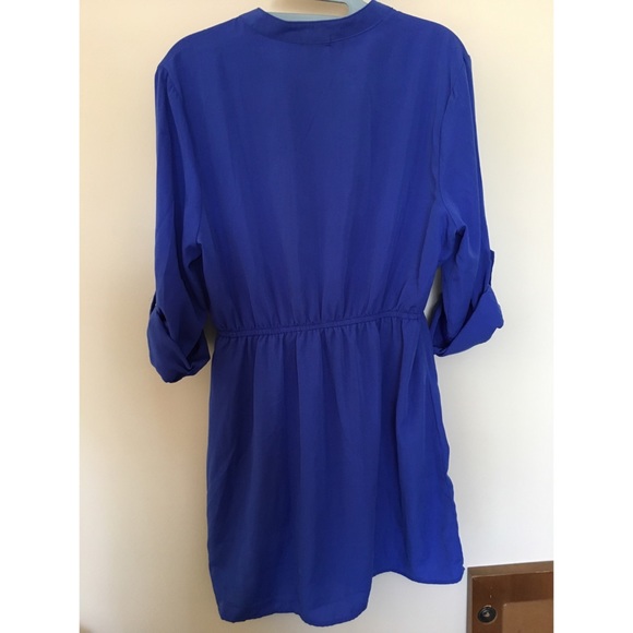 Blue Rue21 Dress with Cuffed Sleeves - Picture 4 of 4